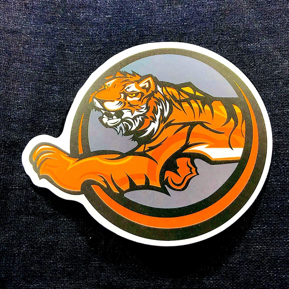 Tiger Single Decor Accent Sticker